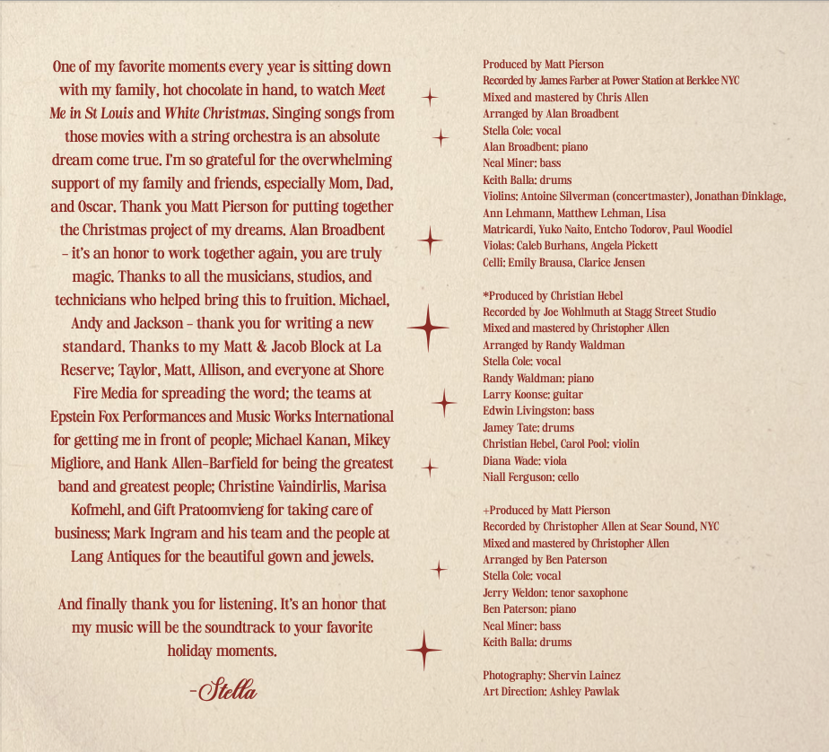 Snow! - CD — Stella Cole